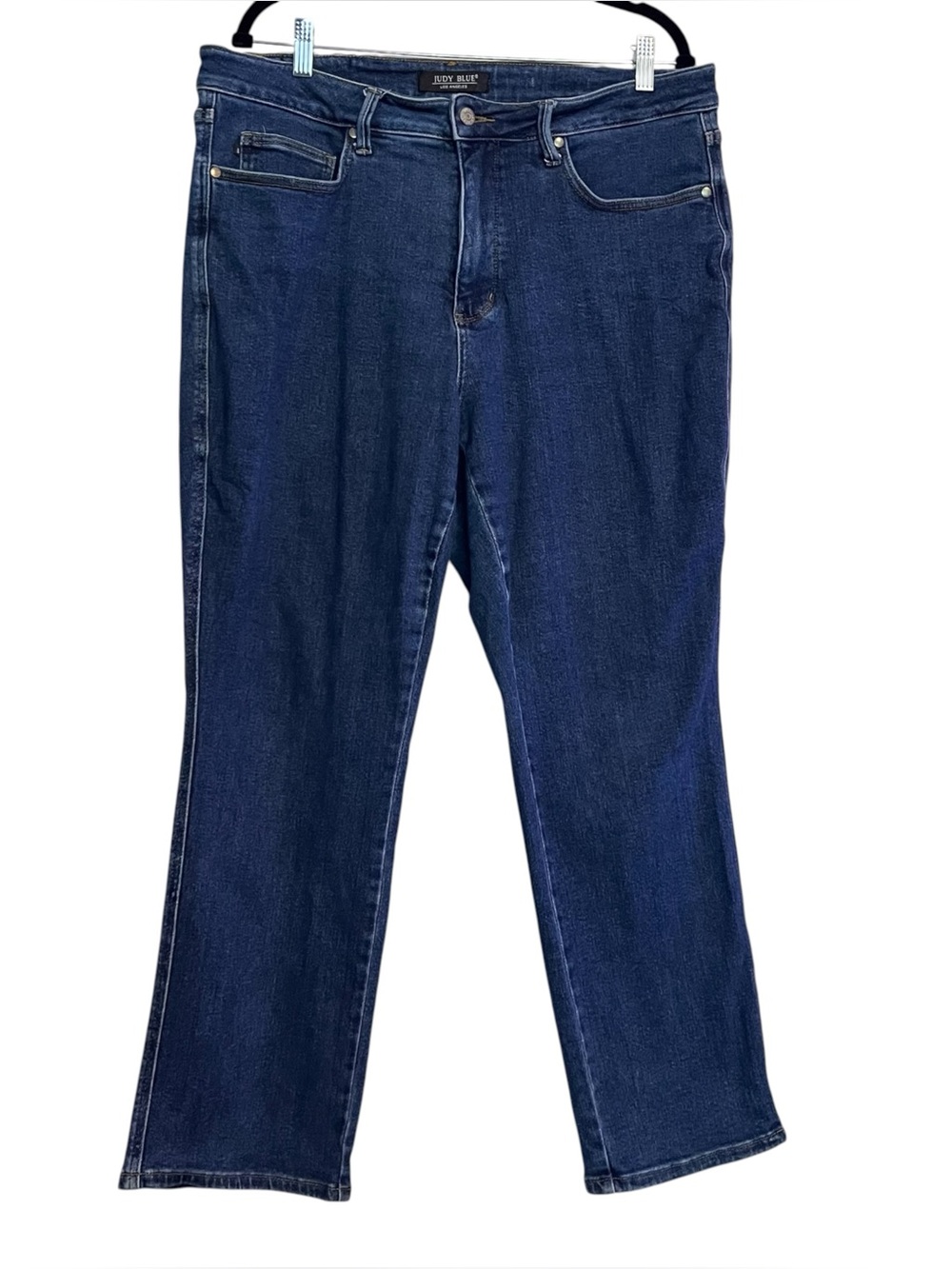 Judy Blue Size 18W Dark Wash Straight Leg Jeans Stretch Denim